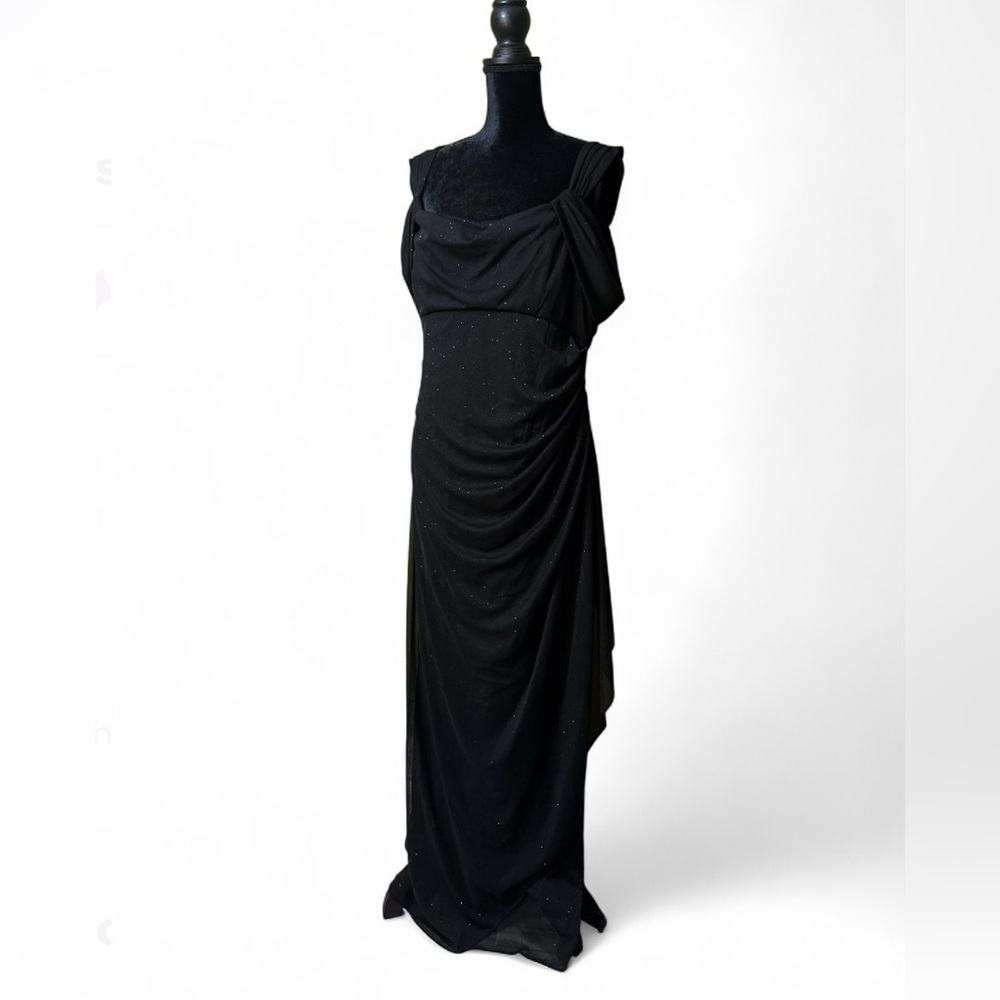 Alex‎ Evenings Black Formal Dress | Gown Sparkly Throughout size 18